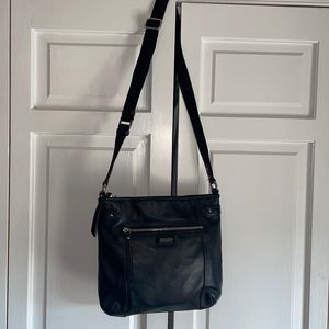 Coach black shoulder/crossbody purse w nylon strap